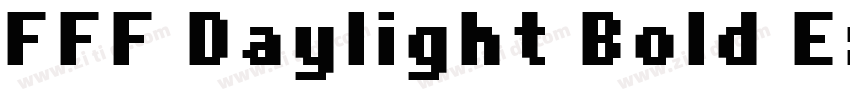 FFF Daylight Bold Ex字体转换